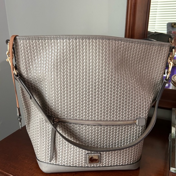 Dooney & Bourke Handbags - Dooney Bourke Tote.  Previously owned.   Camden Collection.   Taupe/Grey
